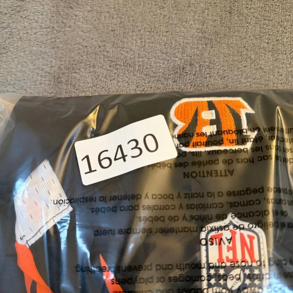 Cincinnati Bengals NFL Nike 14 Andy‎ Dalton Jersey Men's Large Black Orange